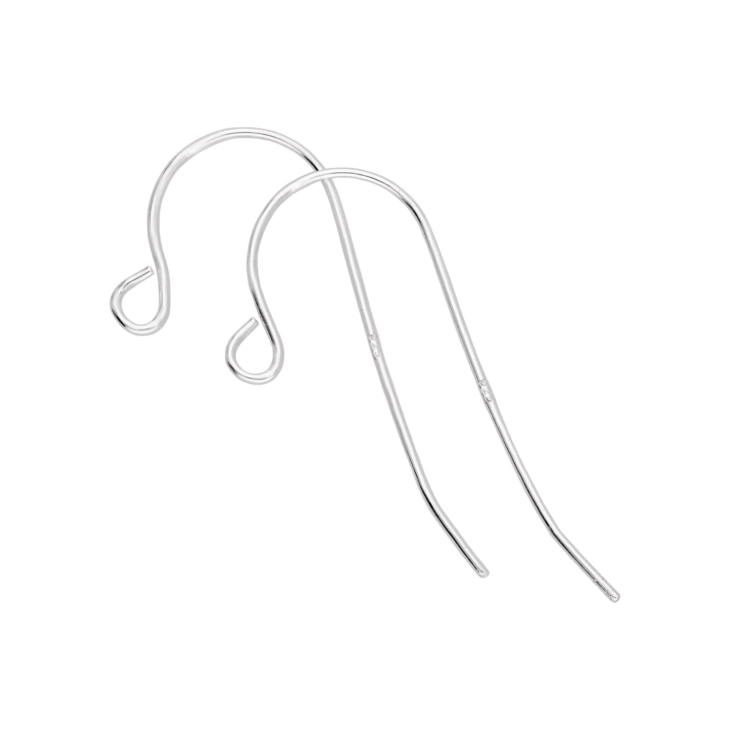 Sterling Silver Plain Earring Wires