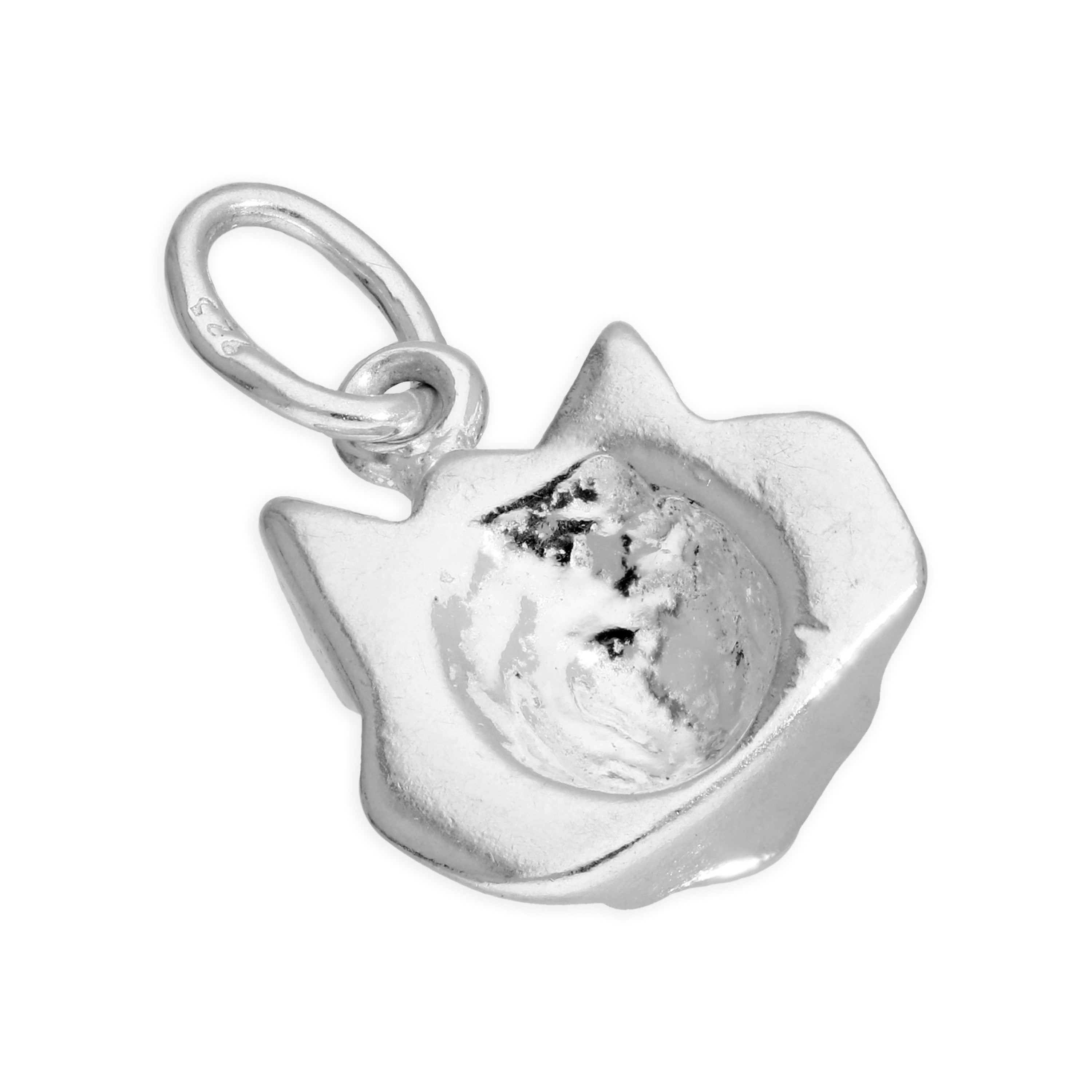 Sterling Silver Enamel Christmas Present Charm