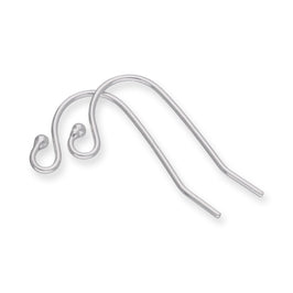 Pair of Sterling Silver Beaded Earring Wires