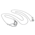 Sterling Silver Interlocking Angel Wing Necklace