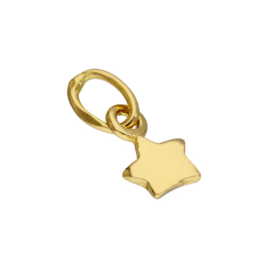 Gold Plated Sterling Silver Tiny Star Charm