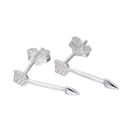 Sterling Silver Arrow Stud Earrings