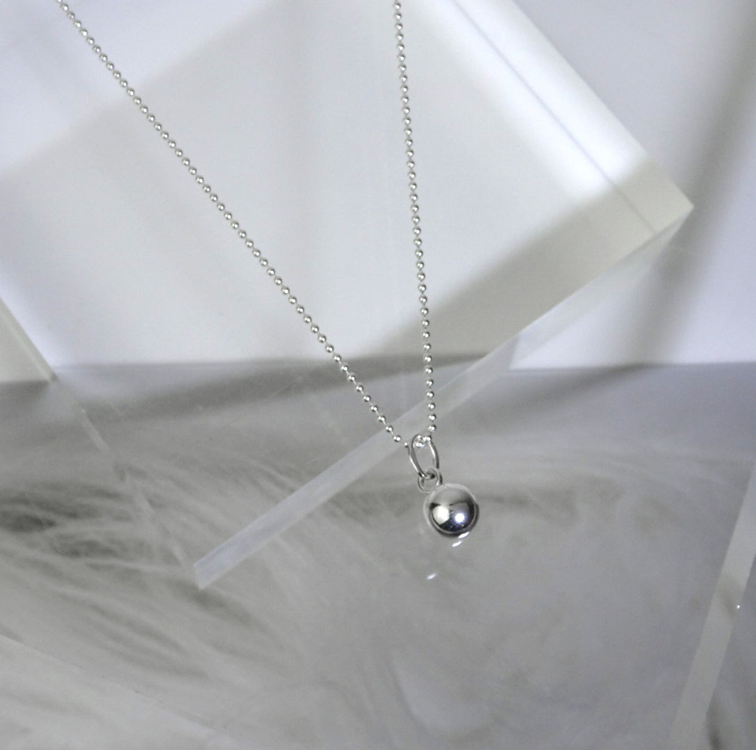 Sterling Silver Christmas Bauble Necklace - 14 - 22 Inches