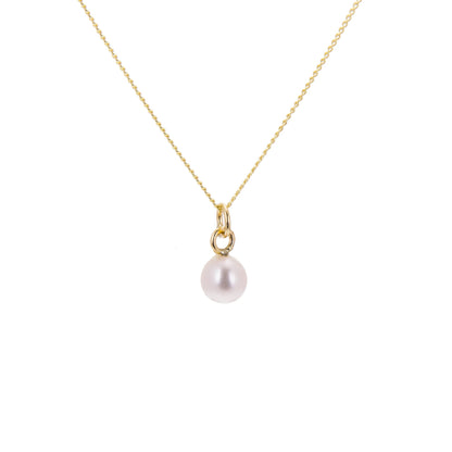 9ct Gold 4mm White Freshwater Pearl Necklace - 16 - 20 Inches