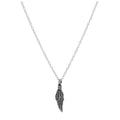 Sterling Silver Feather Necklace - 14 - 22 Inches