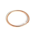 9ct Rose Gold 8mm Helix Hoop Ring
