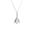Sterling Silver Christmas Tree Necklace - 14 - 32 Inches
