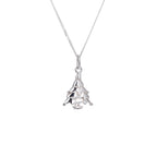 Sterling Silver Christmas Tree Necklace - 14 - 32 Inches