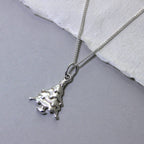 Sterling Silver Christmas Tree Necklace - 14 - 32 Inches