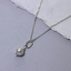 Sterling Silver Round Freshwater Pearl Necklace - 14 - 32 Inches