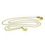 Gold Plated Sterling Silver Star Necklace 18 Inches