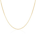 Gold Plated Sterling Silver Box Chain 14 Inches
