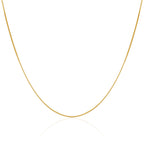 Gold Plated Sterling Silver Box Chain 14 Inches