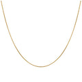 Gold Plated Sterling Silver Box Chain 16 Inches