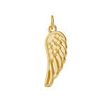 Gold Plated Sterling Silver Angel Wing Charm