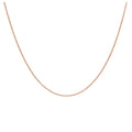 Rose Gold Plated Sterling Silver Adjustable Slider Necklace