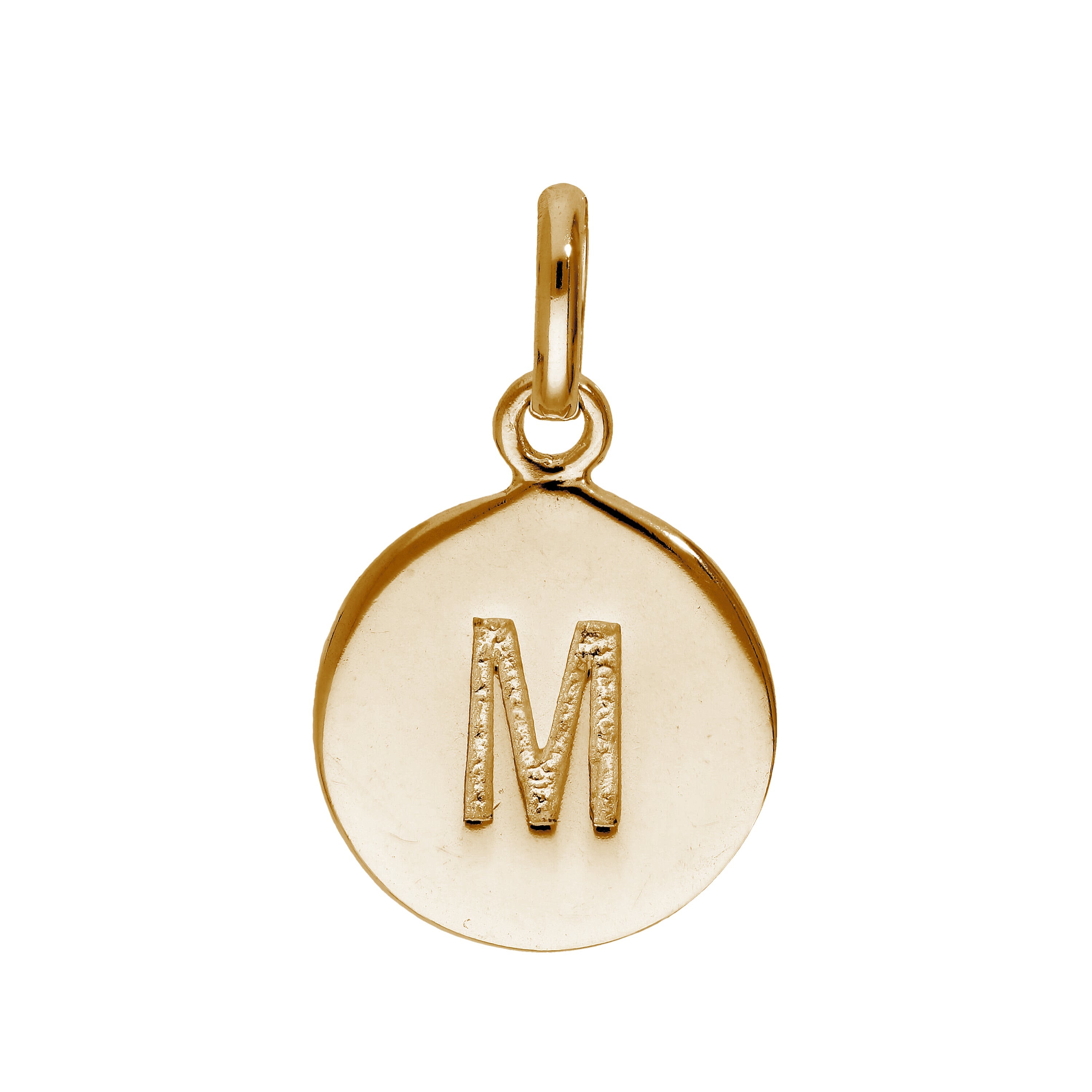 Rose Gold Plated Sterling Silver Engravable Letter A-Z Charm
