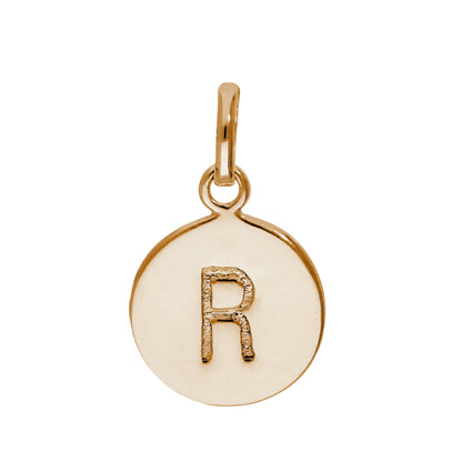 Rose Gold Plated Sterling Silver Engravable Letter A-Z Charm