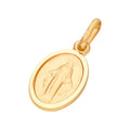9ct Gold Miraculous Mary Charm