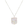 Sterling Silver Freshwater Baroque Pearl Bobble Necklace 18 Inch