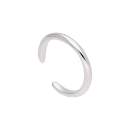 Sterling Silver Plain Ear Cuff