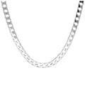 Sterling Silver Diamond Cut Curb Chain Necklace 16-18 Inches