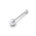 Sterling Silver 2mm Top Ball 22Ga Nose Stud Ball End
