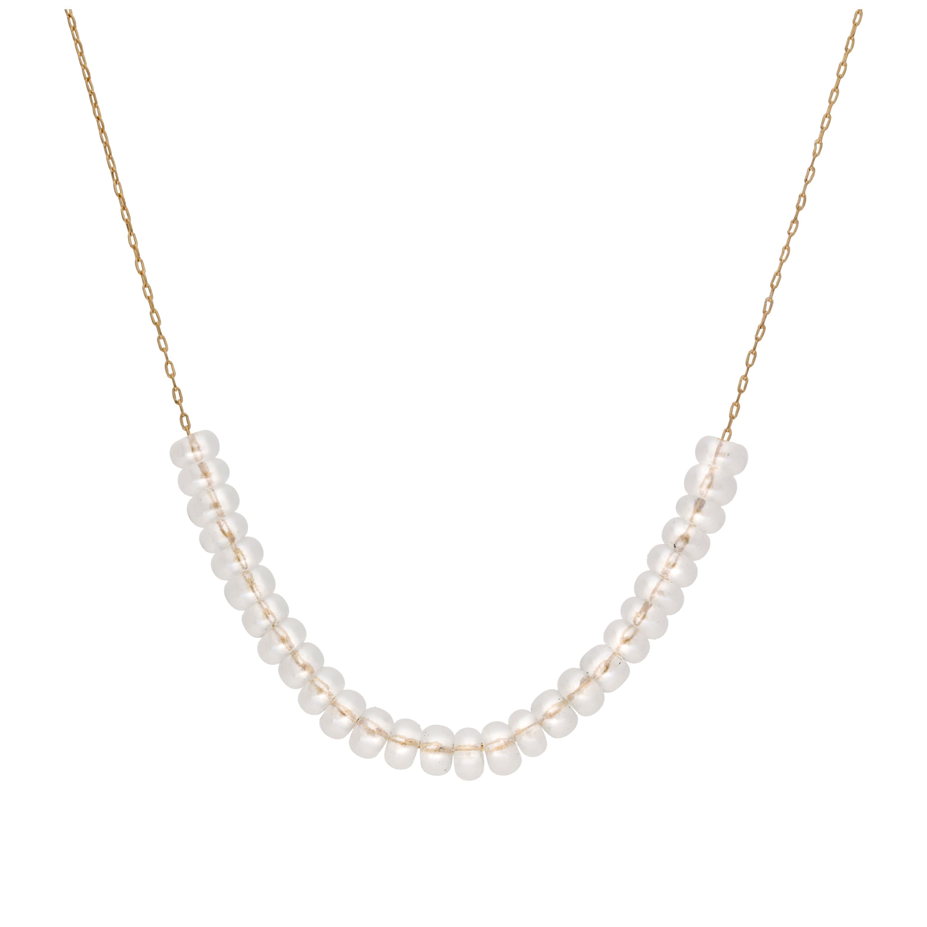9ct Gold April Birthstone Clear CZ Necklace