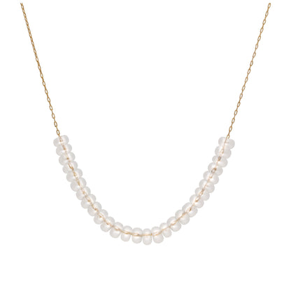 9ct Gold April Birthstone Clear CZ Necklace