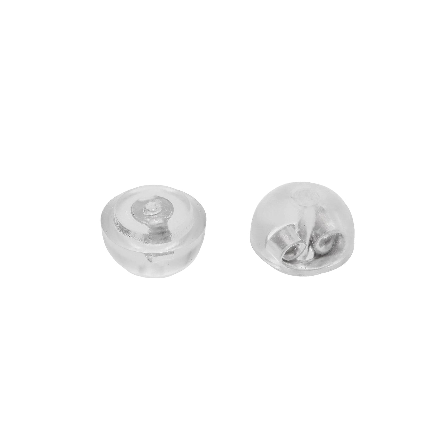 Sterling Silver Silicone Earring Backs Pair