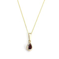 9ct Gold Garnet Gemstone January Birthstone Pendant