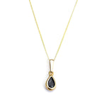 9ct Gold Sapphire Gemstone September Birthstone Pendant