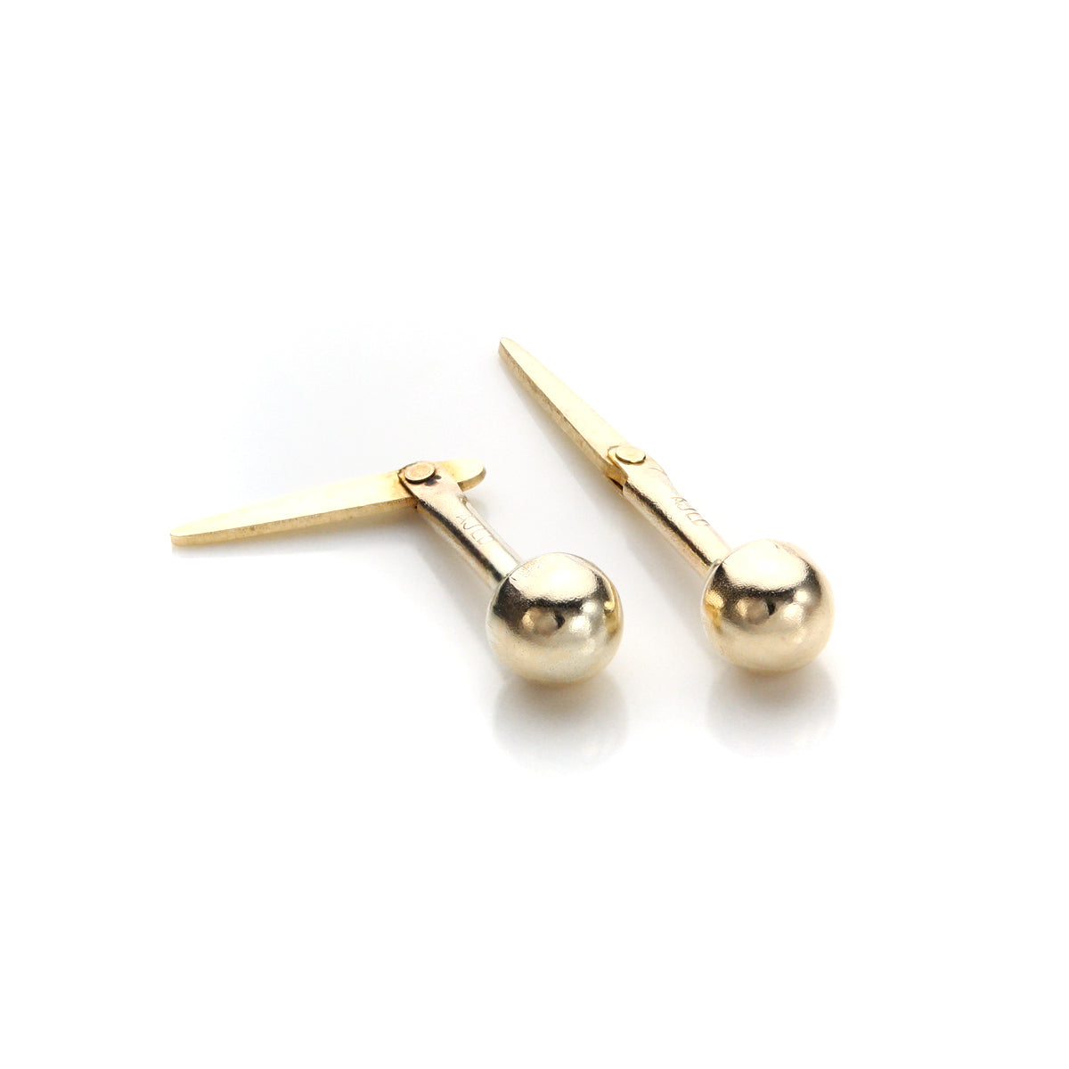 Andralok 9ct Yellow Gold Stud Earrings