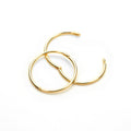 9ct Yellow Gold Hoop Earrings