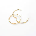9ct Yellow Gold Hoop Earrings
