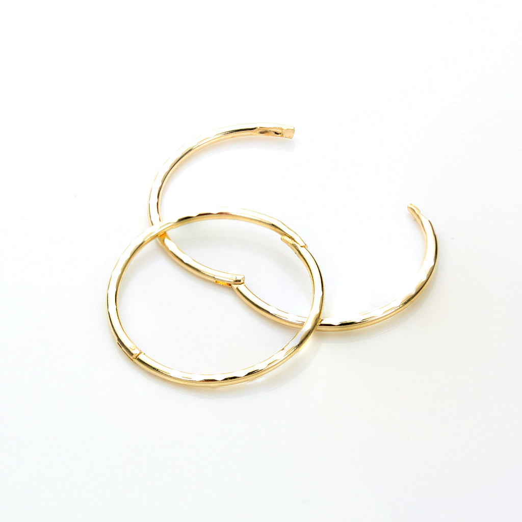 9ct Yellow Gold Hoop Earrings