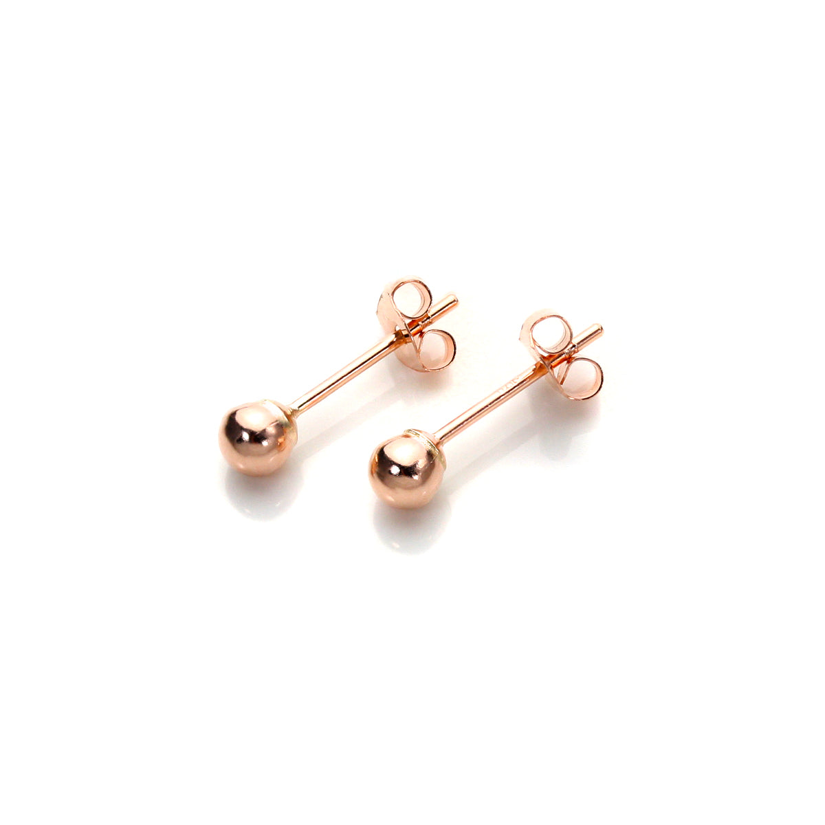 9ct Rose Gold Stud Earrings