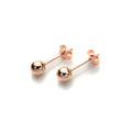 9ct Rose Gold Stud Earrings