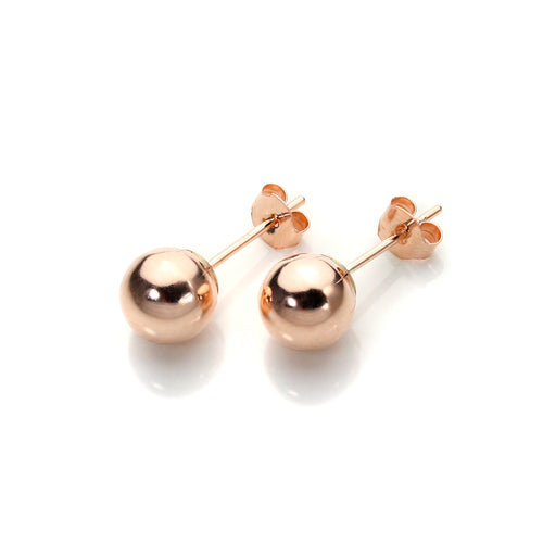 9ct Rose Gold Stud Earrings