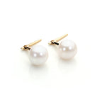 Andralok 9ct Yellow Gold Cultured Pearl June Birthstone Stud Earrings