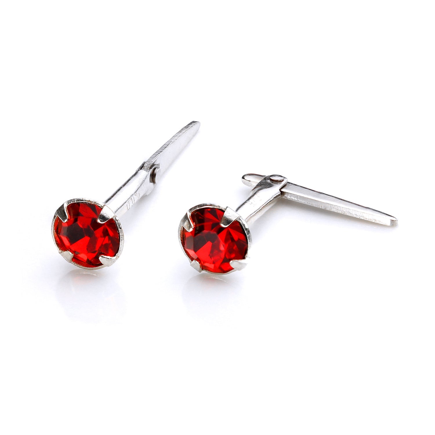 Sterling Silver Andralok Stud Earrings with 3mm Crystal