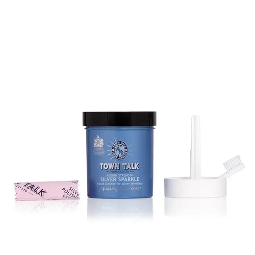 Town Talk Silver Sparkle Liquid Cleaning Kit 225ml
