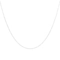 Fine Sterling Silver & White Enamel Confetti Chain Necklace - 16 Inches