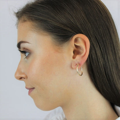 9ct Yellow Gold 2mm Ball Stud Earrings