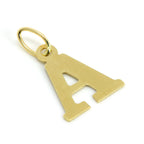Lightweight Small 9ct Gold Initial Letter Charms A - Z