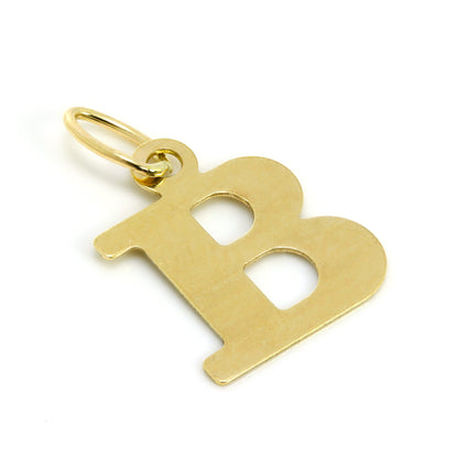 Lightweight Small 9ct Gold Initial Letter Charms A - Z