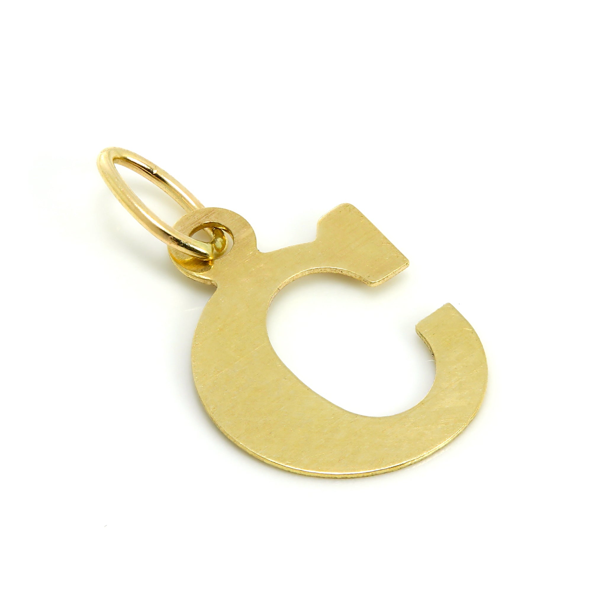 Lightweight Small 9ct Gold Initial Letter Charms A - Z