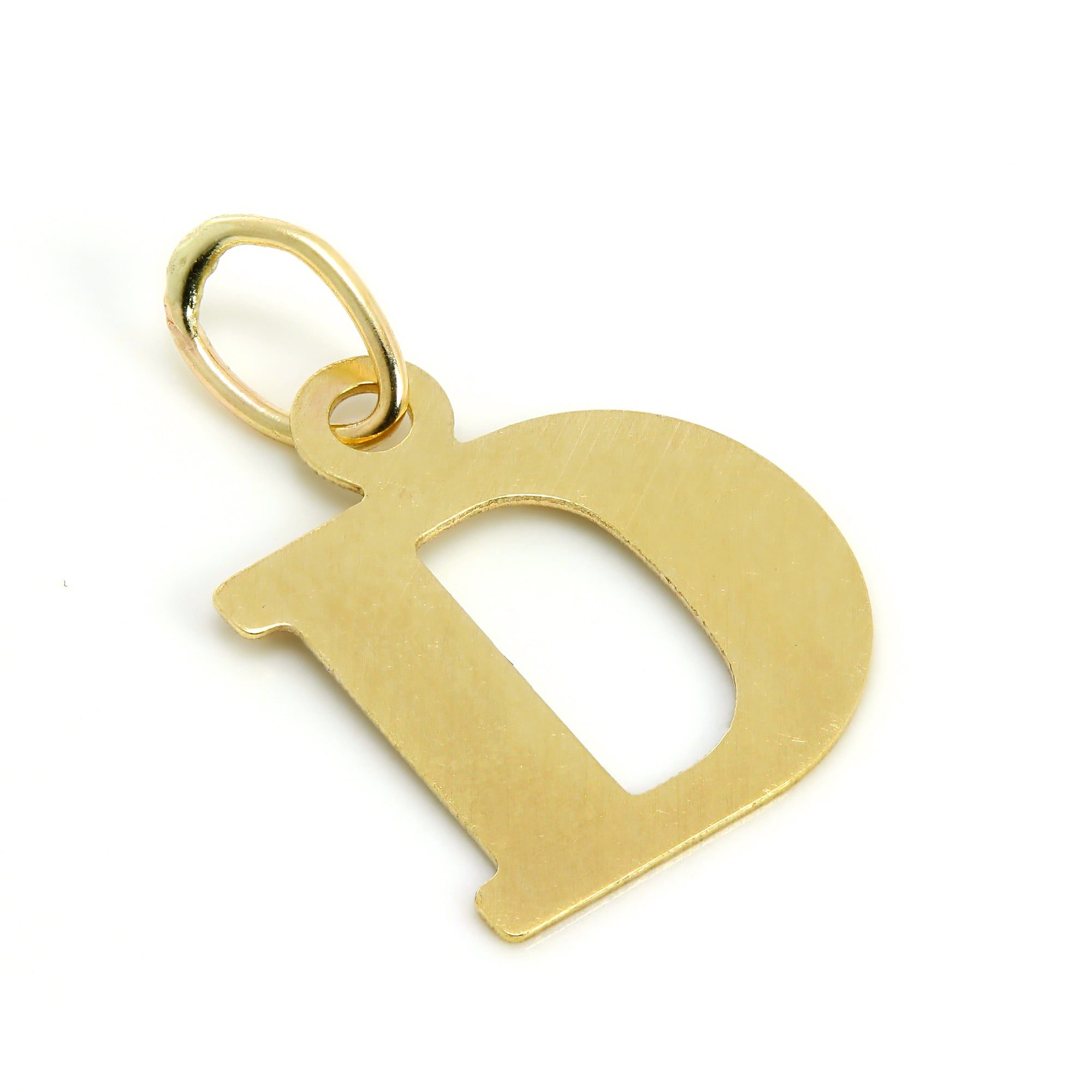 Lightweight Small 9ct Gold Initial Letter Charms A - Z