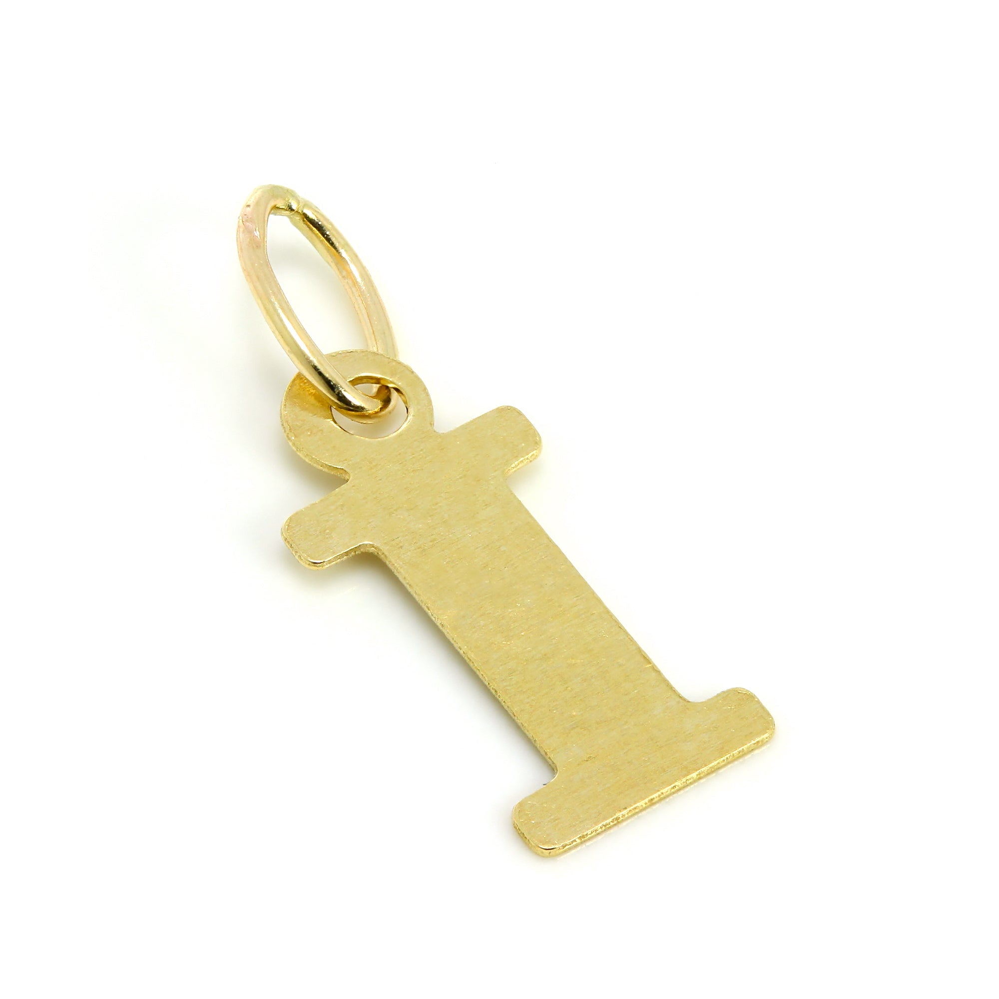 Lightweight Small 9ct Gold Initial Letter Charms A - Z