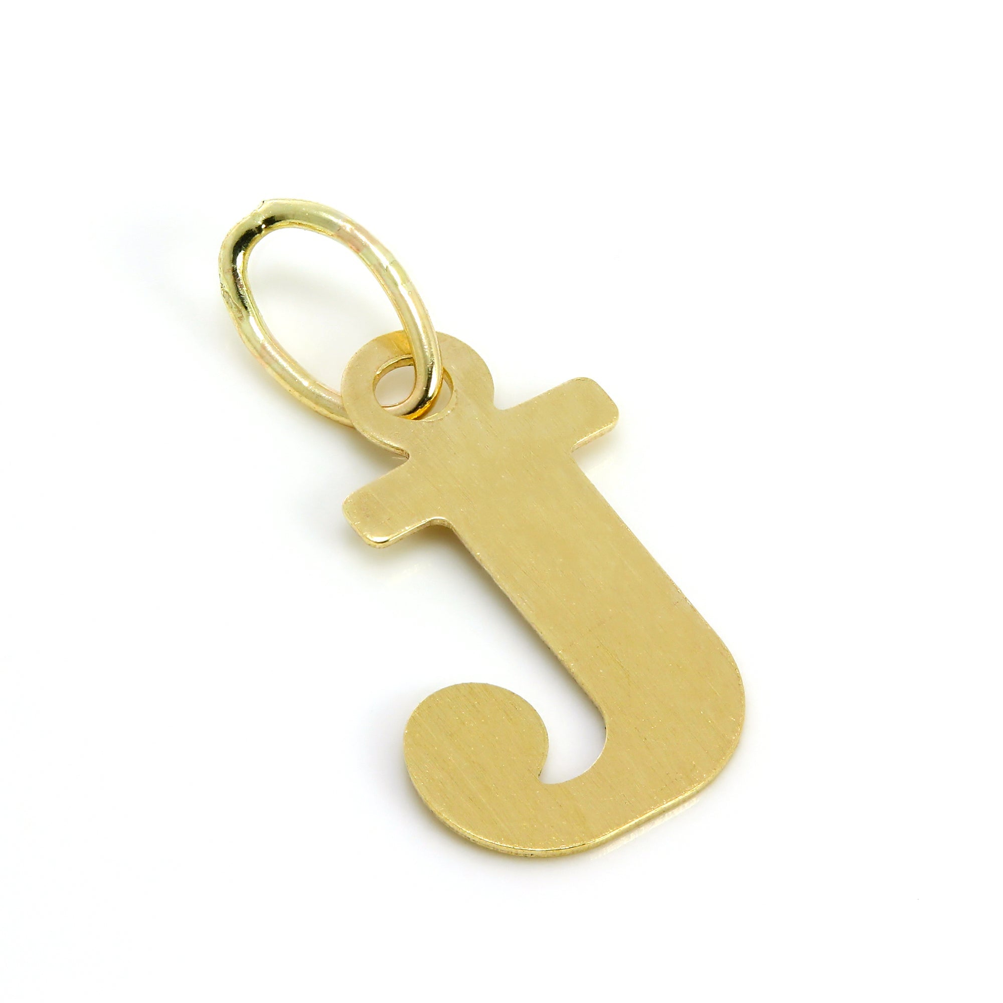 Lightweight Small 9ct Gold Initial Letter Charms A - Z